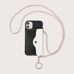 Чехол-кошелек для iPhone с цепочкой 1шт Shein