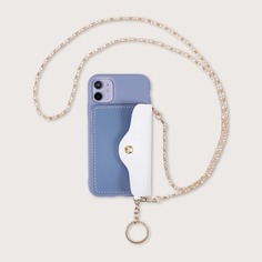 Чехол-кошелек для iPhone с цепочкой 1шт Shein