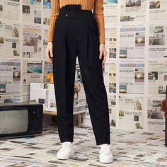 Асимметричные брюки Shein