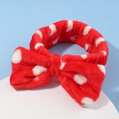 1шт повязка на голову для ванны с узором в горошек Shein