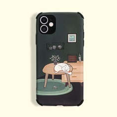 Чехол для iPhone с мультипликационным принтом Shein