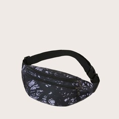 Водонепроницаемая поясная сумка с графическим рисунком Shein