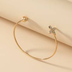 Открытый браслет со стразами Shein