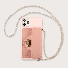 Чехол-кошелек для iPhone с цепочкой 1шт Shein