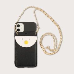 Чехол-кошелек для iPhone с цепочкой 1шт Shein