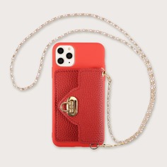 Чехол-кошелек для iPhone с цепочкой 1шт Shein