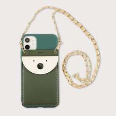 Чехол-кошелек для iPhone с цепочкой 1шт Shein