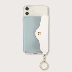 Контрастный чехол-кошелек для iPhone 1шт Shein