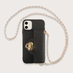 Чехол-кошелек для iPhone с цепочкой 1шт Shein