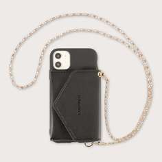 Чехол-кошелек для iPhone с цепочкой 1шт Shein