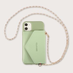 Чехол-кошелек для iPhone с цепочкой 1шт Shein