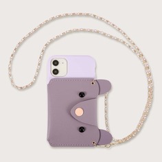Чехол-кошелек для iPhone с цепочкой 1шт Shein