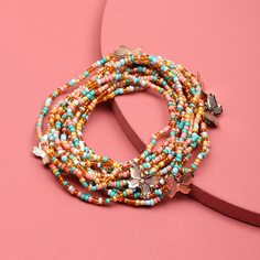 Браслет из бисера 12шт Shein