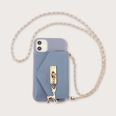 Чехол-кошелек для iPhone с цепочкой 1шт Shein