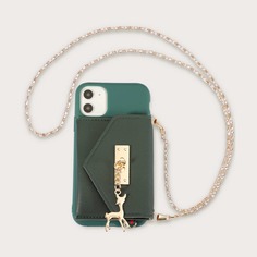 Чехол-кошелек для iPhone с цепочкой 1шт Shein