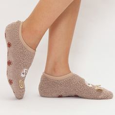 Плюшевые носки с мультипликационным рисунком Shein