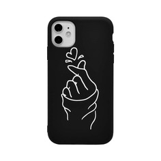Чехол для iPhone с принтом сердца Shein