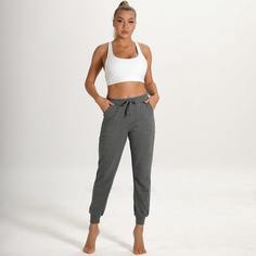 Спортивные брюки на кулиске с карманом Shein