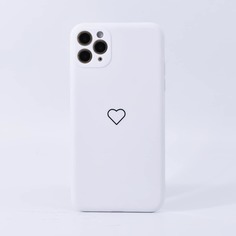 Чехол для iPhone с принтом сердца Shein