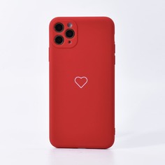 Чехол для iPhone с принтом сердца Shein