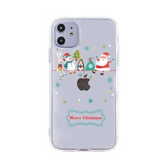 Чехол для iPhone с рождественским рисунком Shein