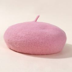 Однотонный берет для девочек Shein