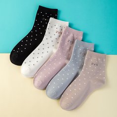 5 пар носки в горошек Shein