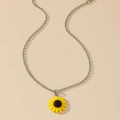 Ожерелье с подсолнухом Shein