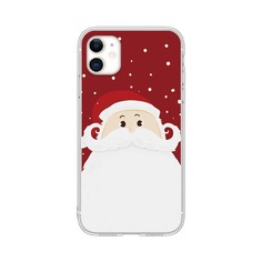 Рождественский чехол для iPhone с принтом Санта-Клауса Shein