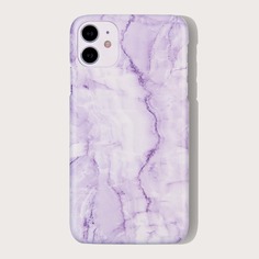 Чехол для iPhone с мраморным принтом Shein