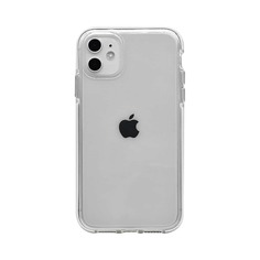 Прозрачный чехол для iPhone с контрастной рамкой Shein