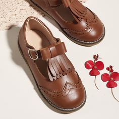Балетки с бахромой для девочек Shein
