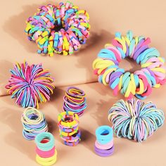 400шт резинка для волос и девочек Shein