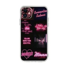 Чехол для iPhone с текстовым принтом Shein