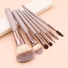 Набор кистей для макияжа 7шт Shein