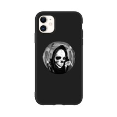 Чехол для iPhone с принтом скелета на Хэллоуин Shein
