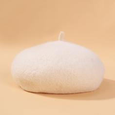 Однотонный берет для девочек Shein