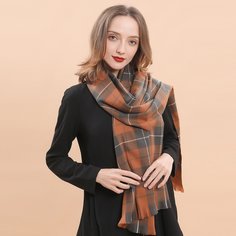 Шарф в клетку Shein