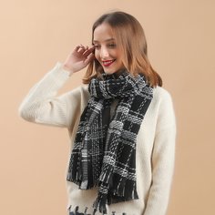 Шарф в клетку Shein