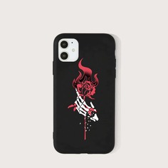 Чехол для iPhone с графическим принтом Shein