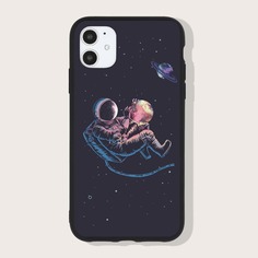 Чехол для iPhone с графическим принтом Shein