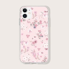 Чехол для iPhone с цветочным принтом Shein
