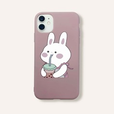 Чехол для iPhone с принтом кролика Shein