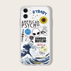 Чехол для iPhone с принтом "Большая волна у Канагавы Shein