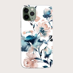 Чехол для iPhone с цветочным принтом Shein