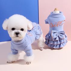 Платье с вышивкой для собак Shein
