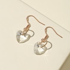 Серьги-подвески с сердечком Shein