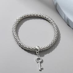 Браслет с ключом и стразами Shein