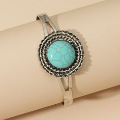 Браслет с бирюзовым декором Shein