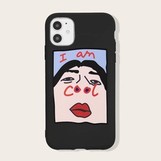 Чехол для iPhone с оригинальным принтом Shein